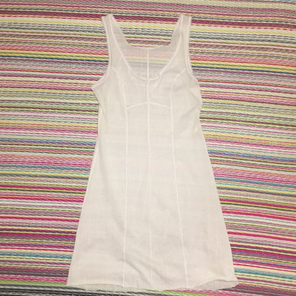 Sheer Slip Nightgown Dress Layering piece S